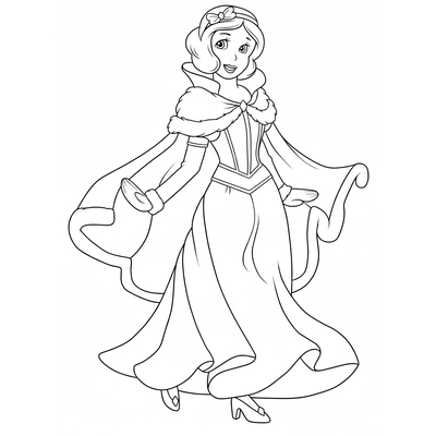 Snow White Coloring Pages – A Fairy Tale Brought to Life with Color