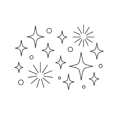 Sparkling Glitter Coloring Pages for Kids 2026