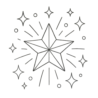 Sparkling Glitter Coloring Pages for Kids 2026