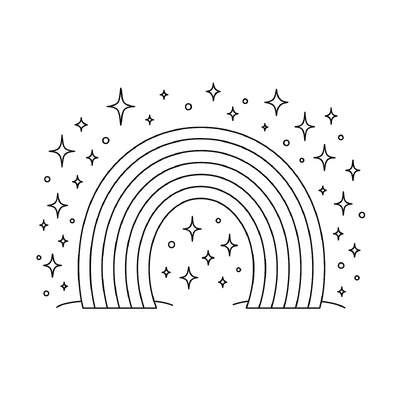 Sparkling Glitter Coloring Pages for Kids 2026