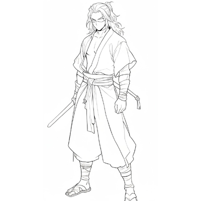 Super Cool Ninja Coloring Pages for Adventurous Boys