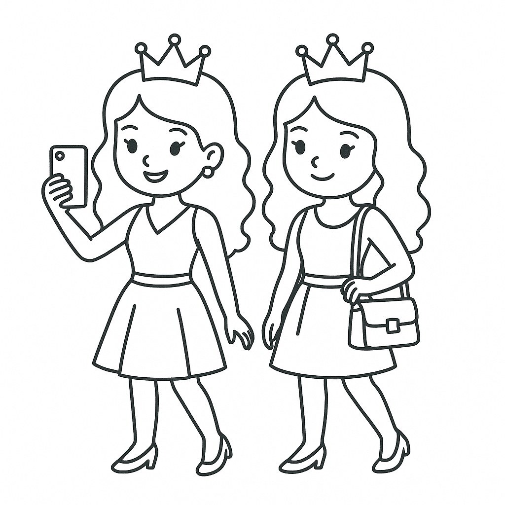 Modern Twin Princesses