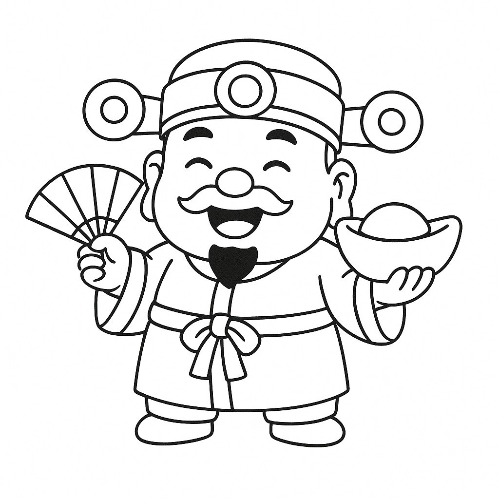 Best Ông Địa Lion Dance Coloring Pages for Kids 2026