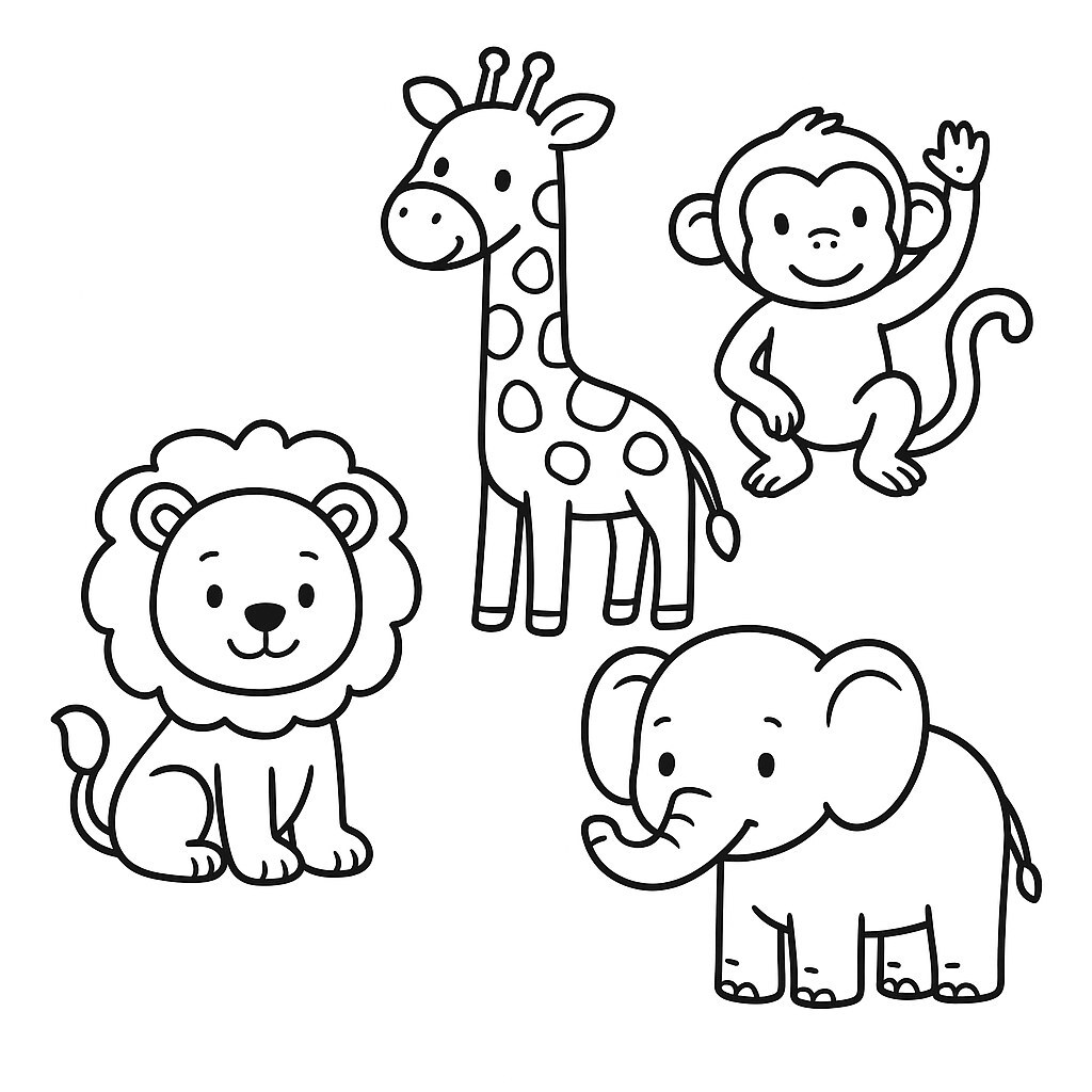 Forest Animal Coloring
