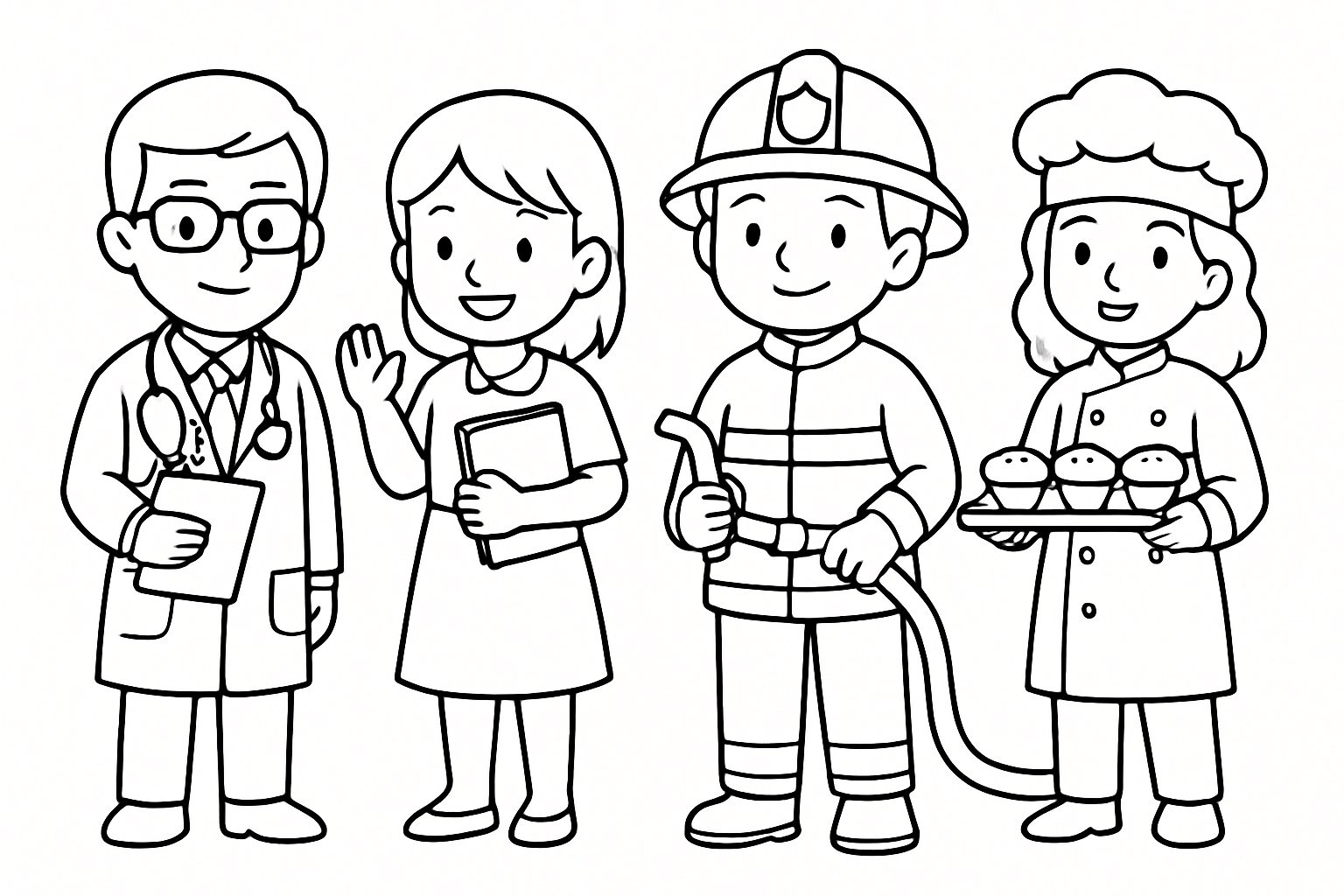 Occupation Coloring Pages
