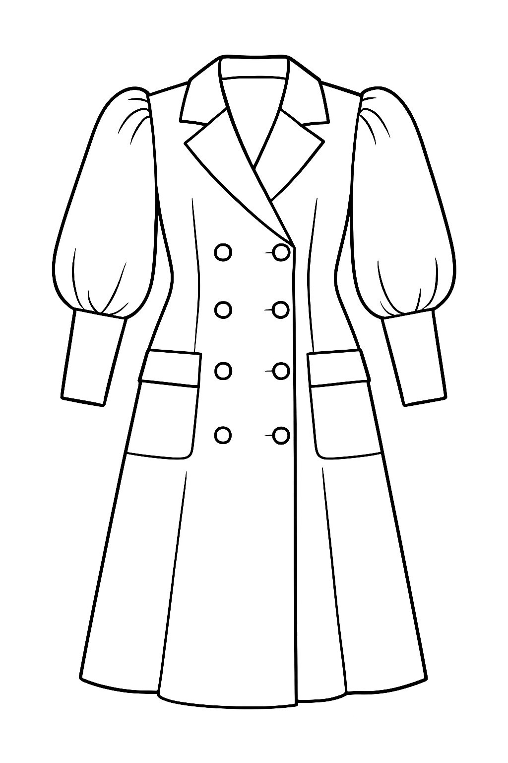 Vintage Puff Sleeve Mac