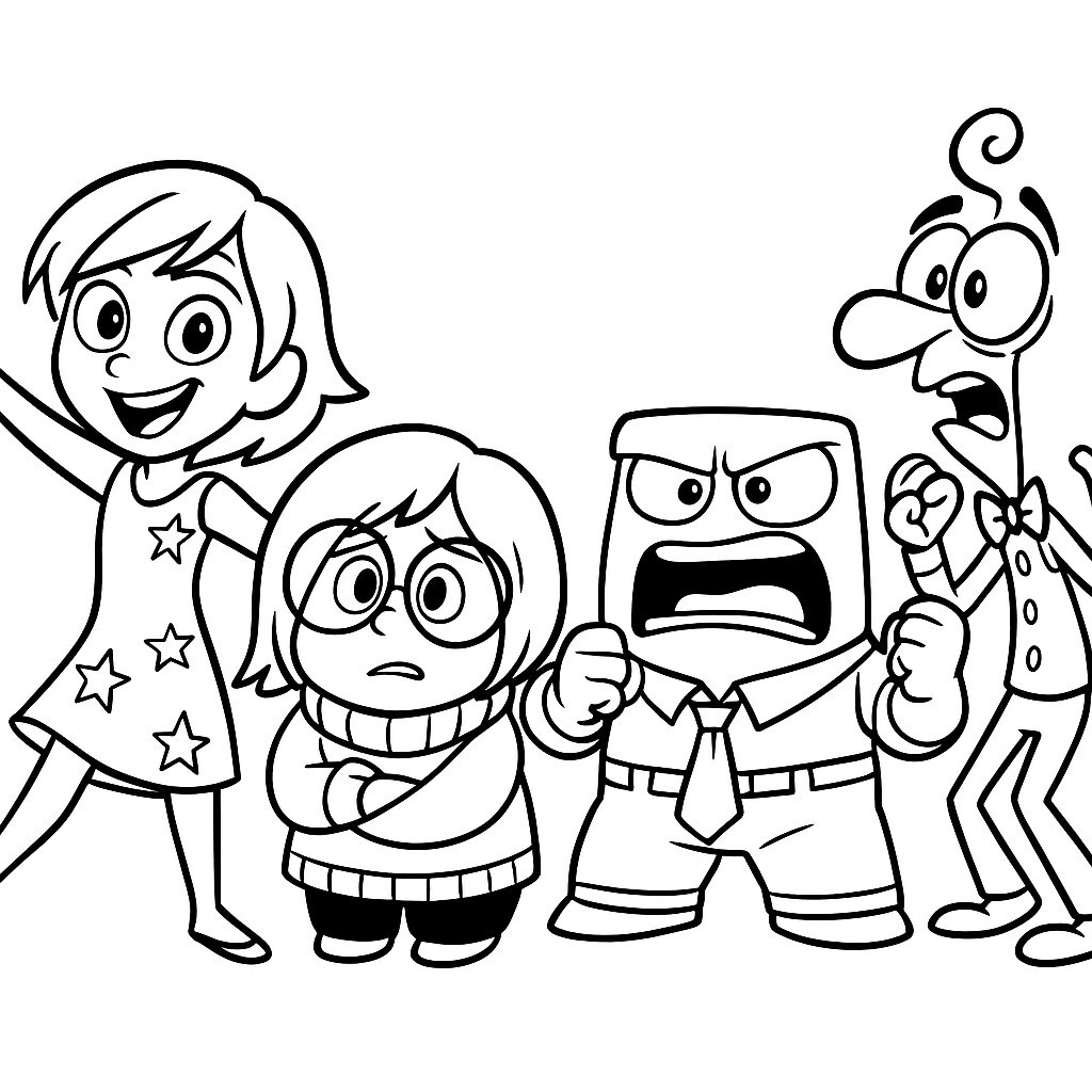 Inside Out Comic Style