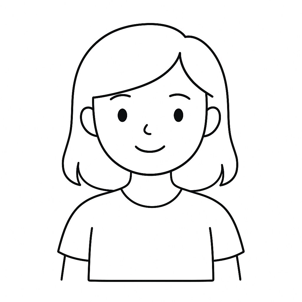 Simple Line Art Style