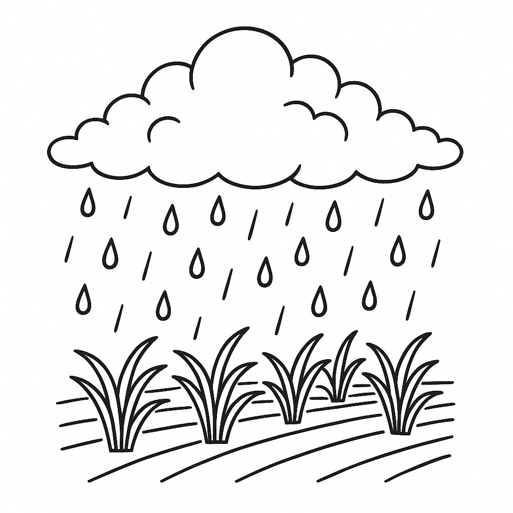 Rain Over the Fields