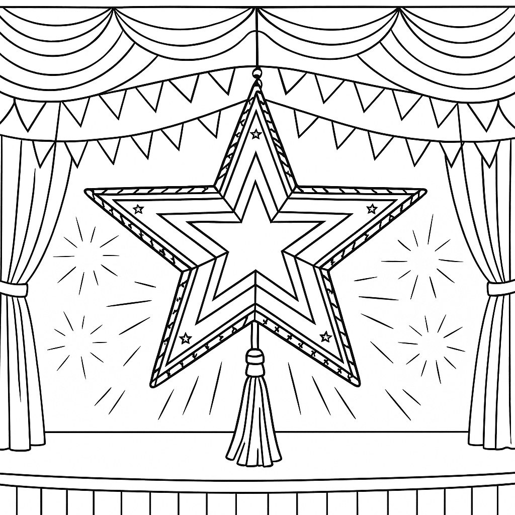 Star Lantern Coloring Pages for Kids 2026