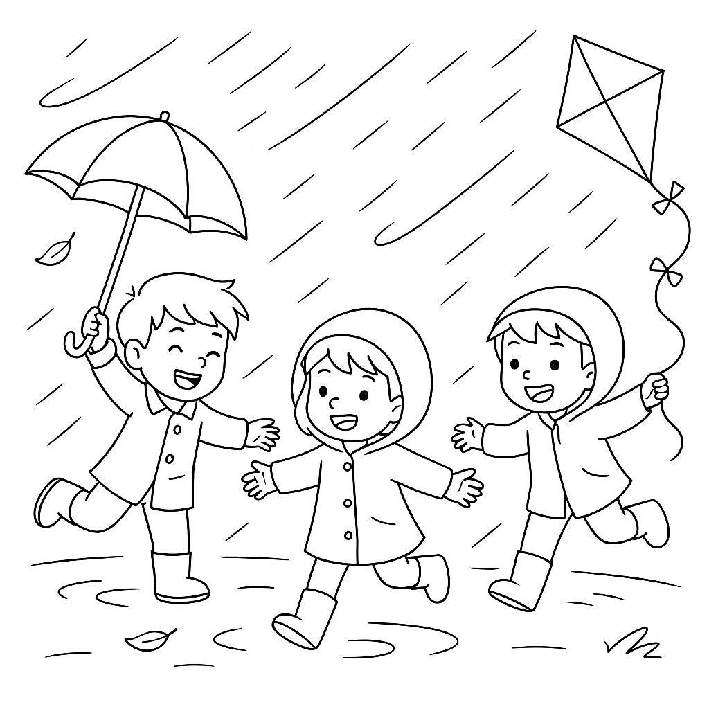 Children in the Storm