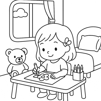 Bé Bún Coloring Practice – Cute and Creative Pages for Kids 2026