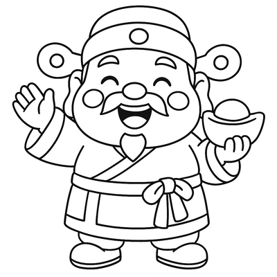 Best Ông Địa Lion Dance Coloring Pages for Kids 2026