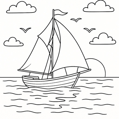 Boat Coloring Pages for Kids to Inspire Creativity 2026