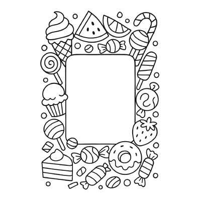 Coloring Frame Templates for Kids – Creative and Beautiful 2026
