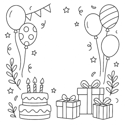 Coloring Frame Templates for Kids – Creative and Beautiful 2026