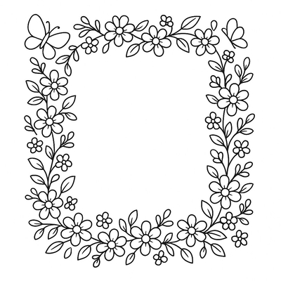 Coloring Frame Templates for Kids – Creative and Beautiful 2026