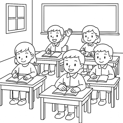 Coloring Pages for 1st Graders 2026 – Easy-to-Download Sheets
