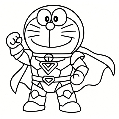 Doraemon and Dorami Coloring Pages for Kids – Creative Fun 2026