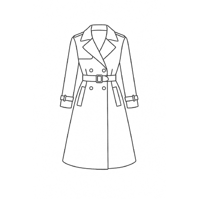 Elegant Beige Women's Trench Coat – Latest Trend 2026