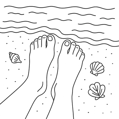 Feet Coloring Pages for Kids – Creativity and Learning 2026