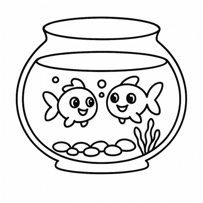 Fish Tank Coloring Pages for Kids 2026 – Beautiful and Easy-to-Download Images