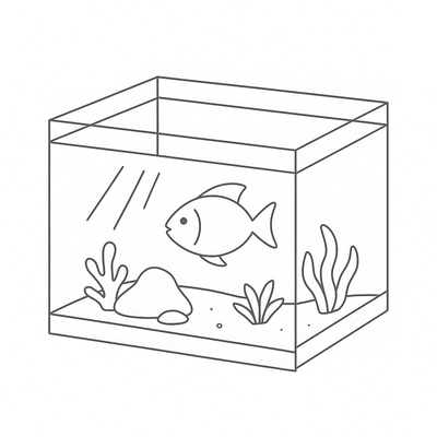 Fish Tank Coloring Pages for Kids 2026 – Beautiful and Easy-to-Download Images