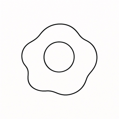 Fried Egg Coloring Pages for Kids – Most Creative Designs 2026