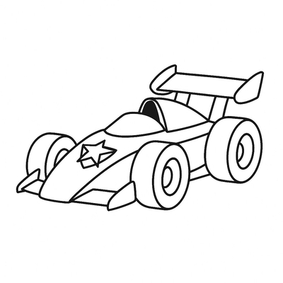 Racing Car Coloring Pages for Kids – Fun &amp; Creative Learning 2026