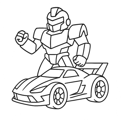 Racing Car Coloring Pages for Kids – Fun &amp; Creative Learning 2026
