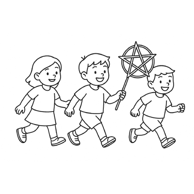 Star Lantern Coloring Pages for Kids 2026