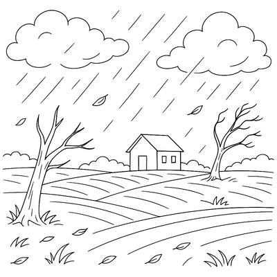 Storm and Wind Coloring Pages for Kids to Inspire Creativity 2026