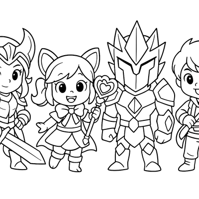 The Best Arena of Valor Coloring Pages for Kids 2026