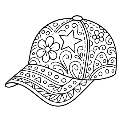 The Most Creative Baseball Cap Coloring Pages for Kids 2026