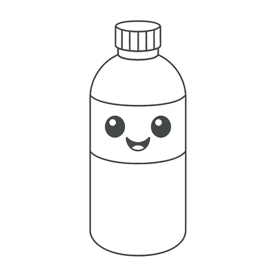 Water Bottle Coloring Pages for Kids to Learn and Create 2026