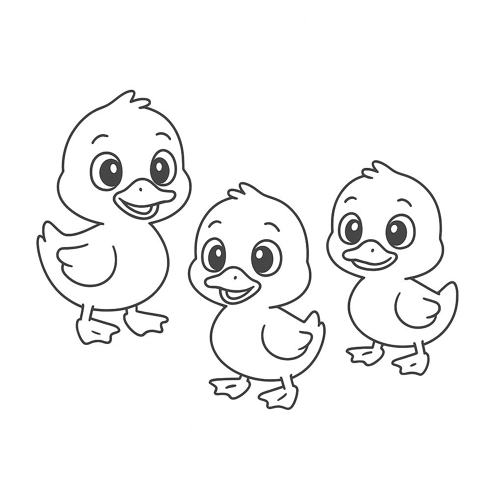 Cartoon Ducklings