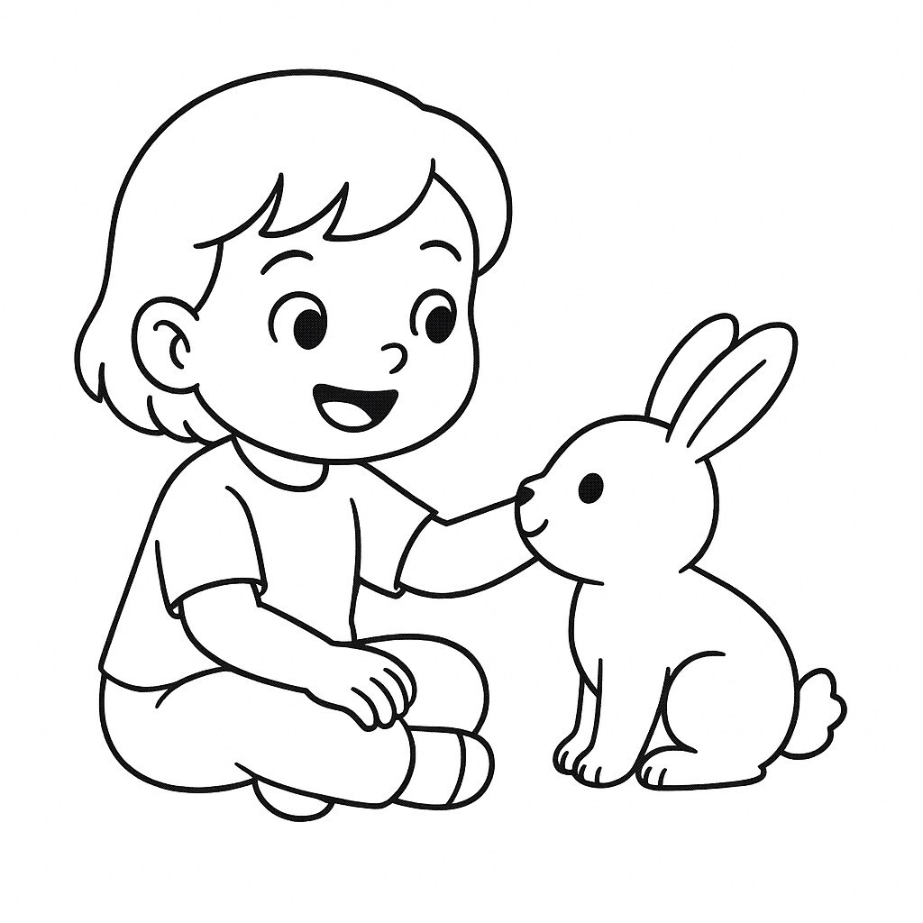 Little Bun with Pets