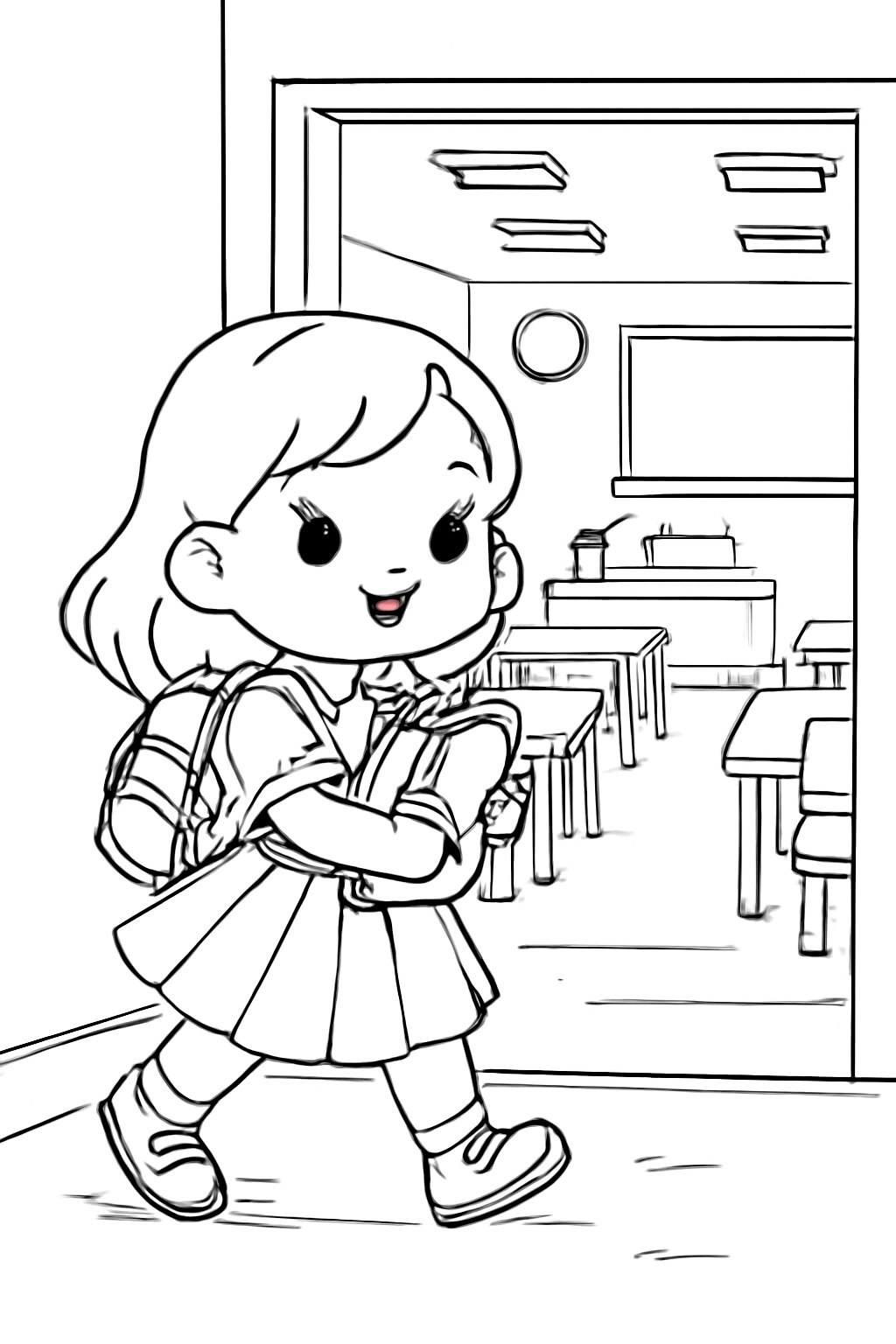 Bun Goes to School