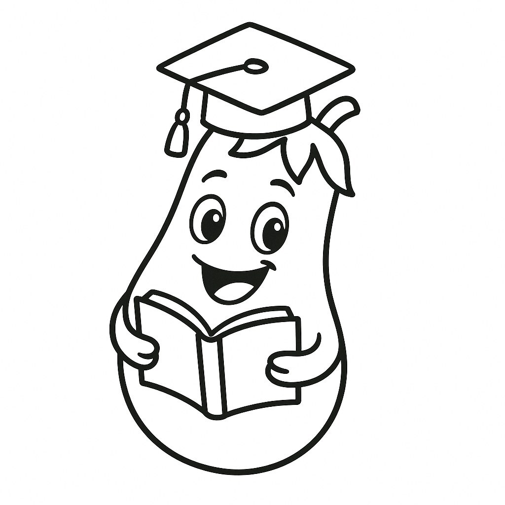 Studious Eggplant