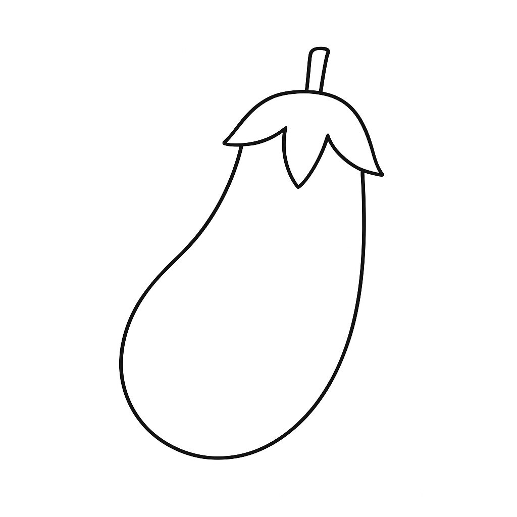 Simple Eggplant for Kids