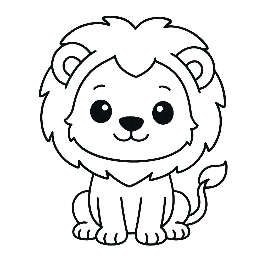 Cute Chibi Lion