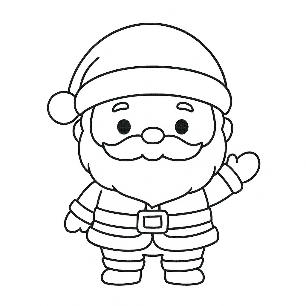 Mini Chibi Santa Claus