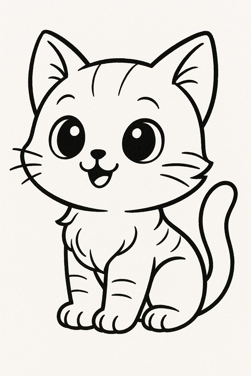 Cute Cartoon Cat