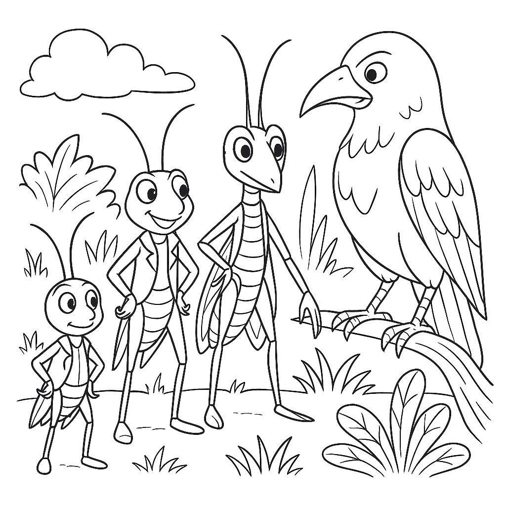 The Cricket and His Team