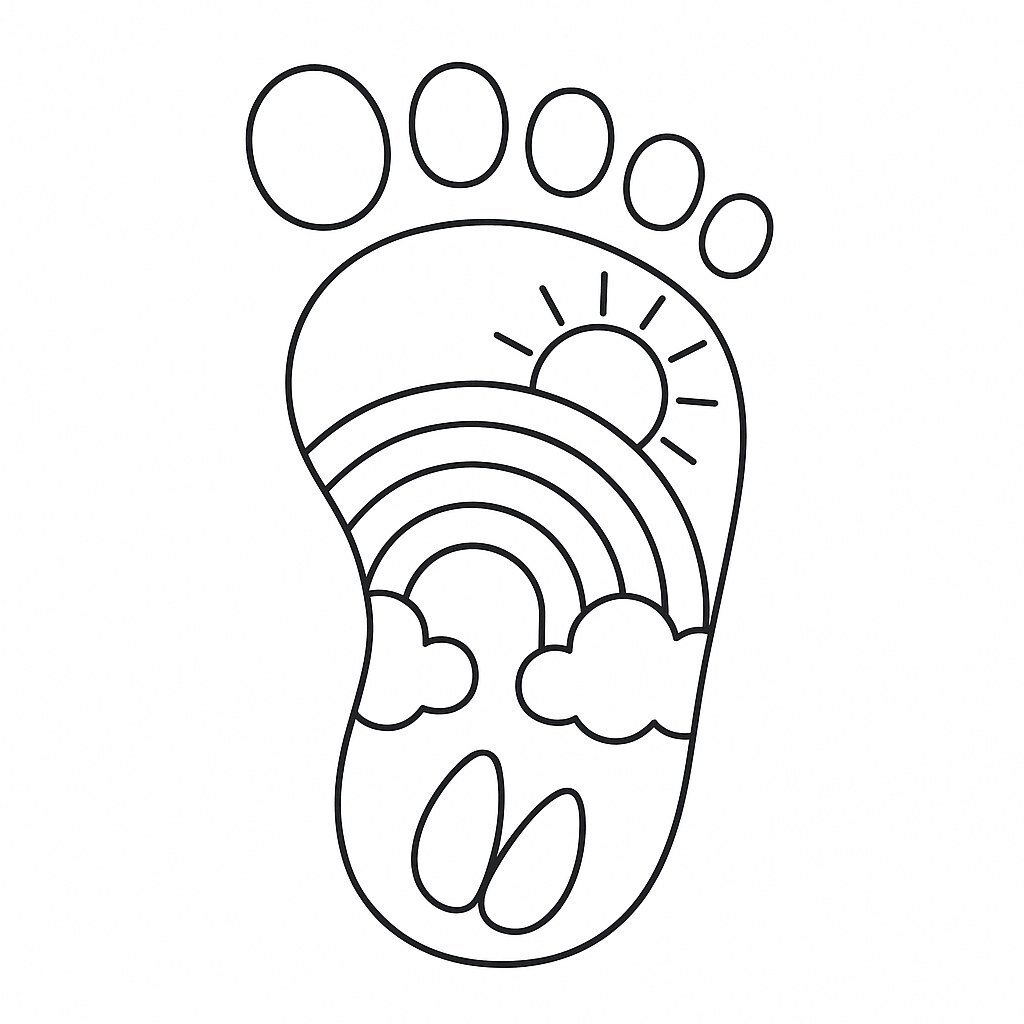 Rainbow Footprints