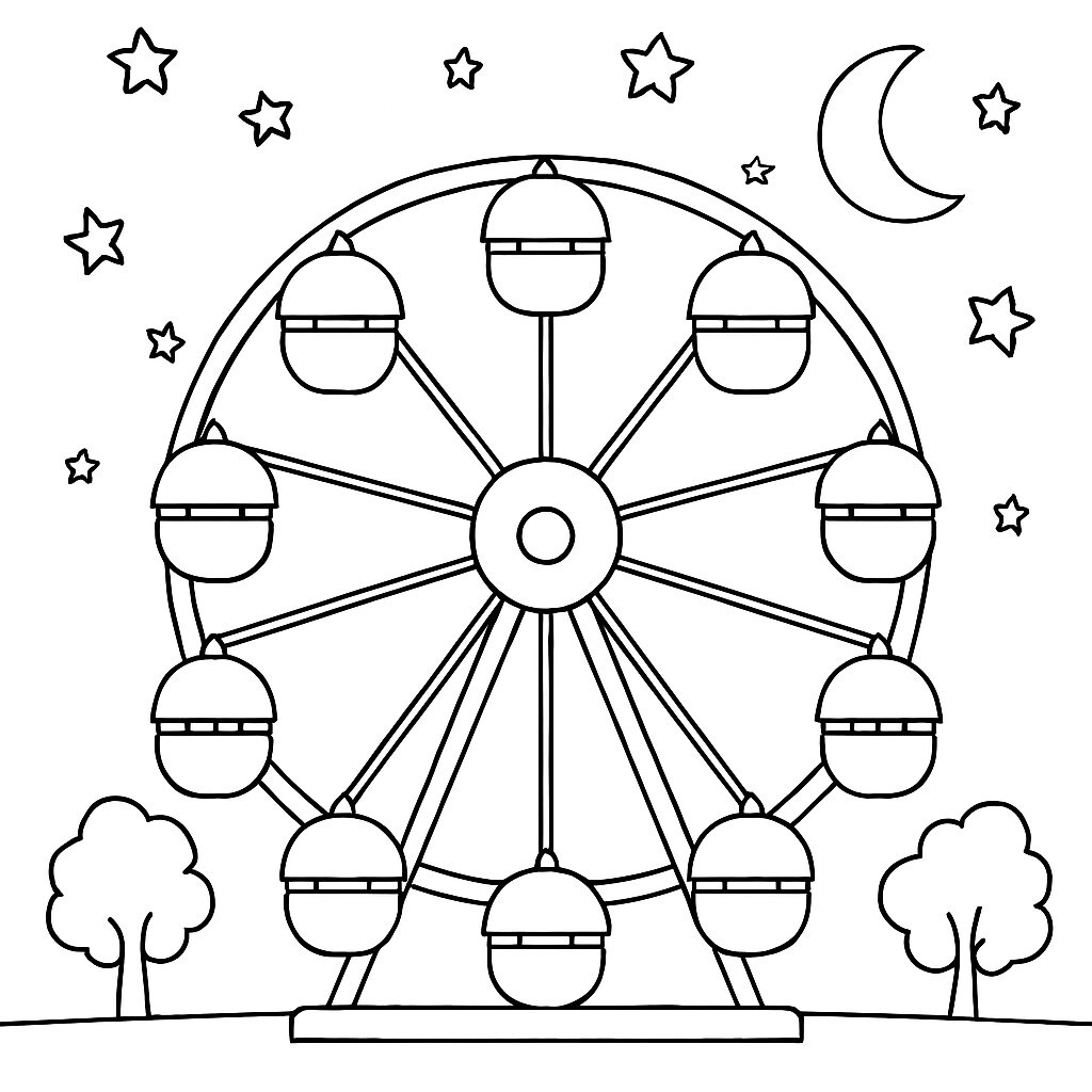 Nighttime Carousel