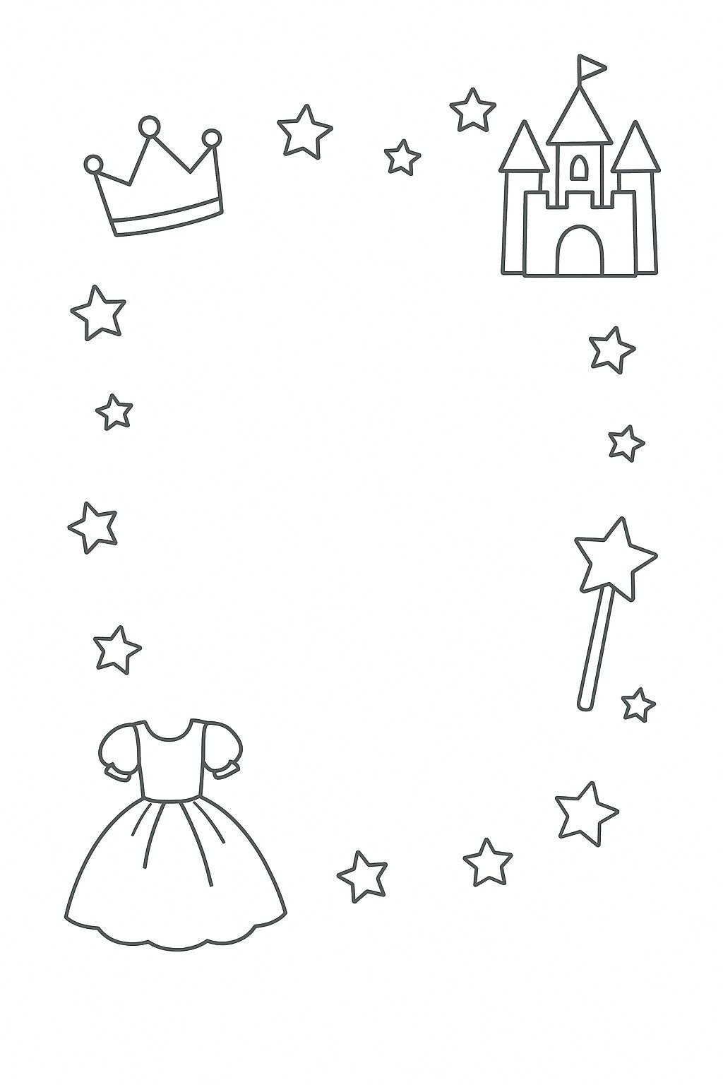Fairy Tale Princess Frame