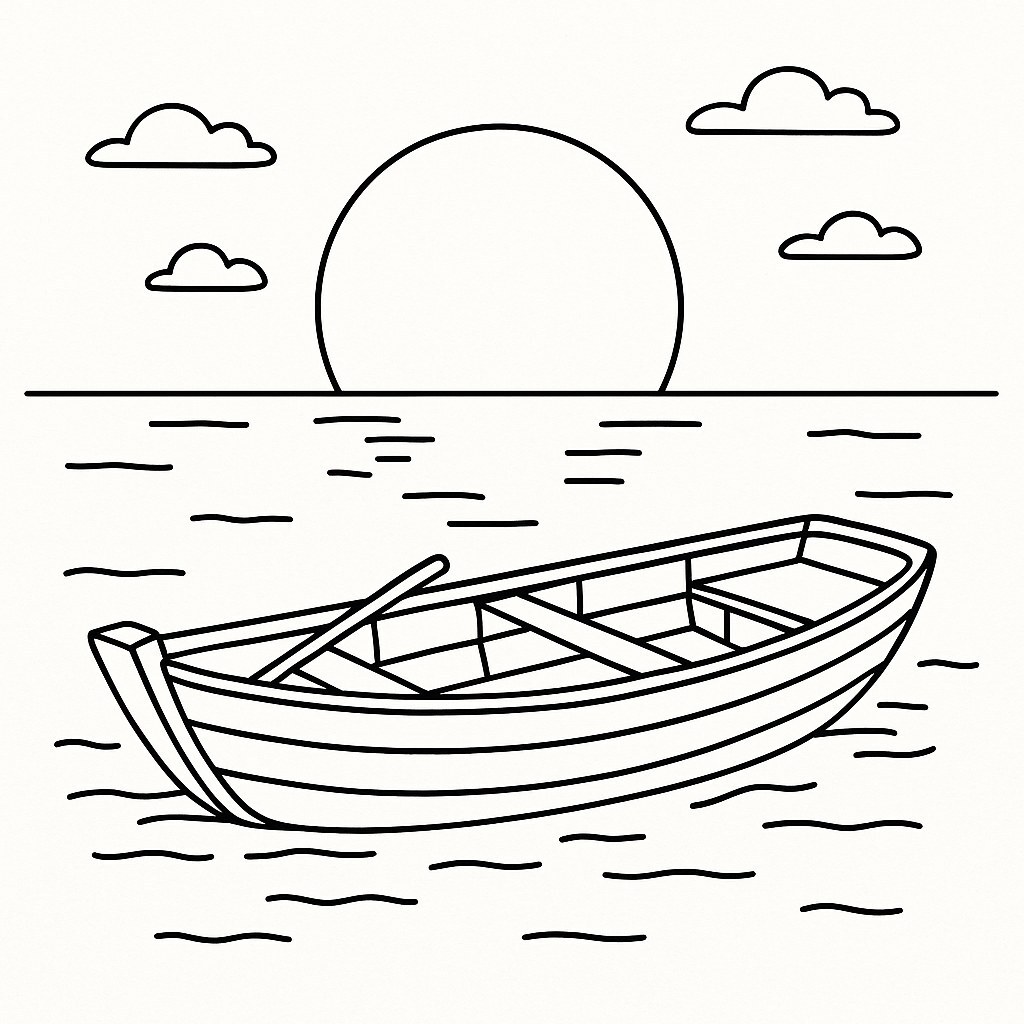 Boat at Sunset