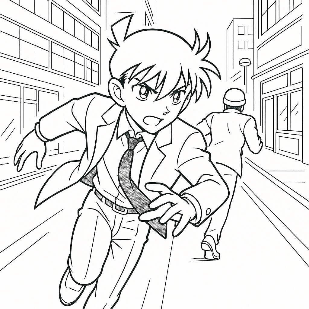 Kudo Shinichi Chasing the Criminal