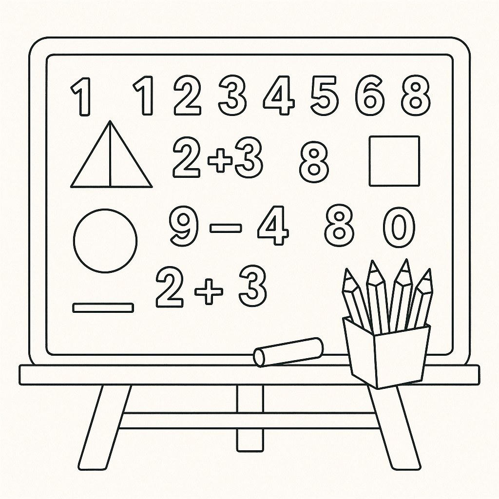 Fun Math Learning Board